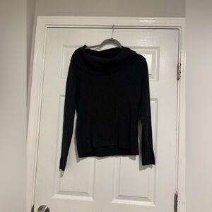 Dalia Black Cowl Neck Sweater